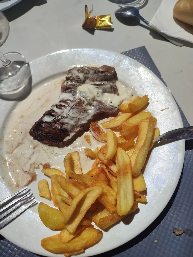 Hampe Grillé Avec Frites